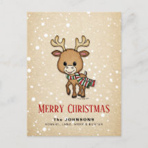 Navidades Personalizado Deer