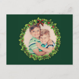 Postal Festiva Navidades personalizados añaden su propia familia