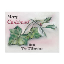 Navidades personalizados de Ivy y y Holly