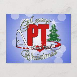 Postal Festiva NAVIDADES PT Terapia física