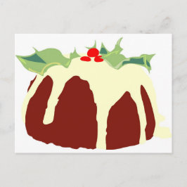 Postal Festiva Navidades Pudding