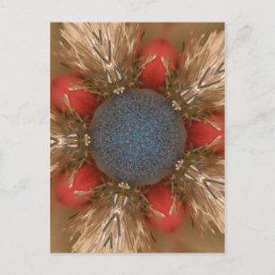 Postal Festiva Navidades Rojos Azules Decoración Baudibles
