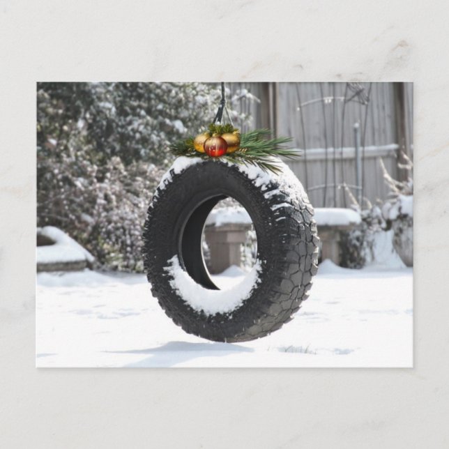 Postal Festiva Navidades rurales (Anverso)