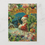 Postal Festiva Navidades Santa Claus Arte Antiguo<br><div class="desc">Este Navidad Santa Claus es una colección de imágenes de los años 1800.</div>