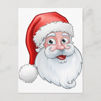 Postal Festiva Navidades Santa Claus Personalizado