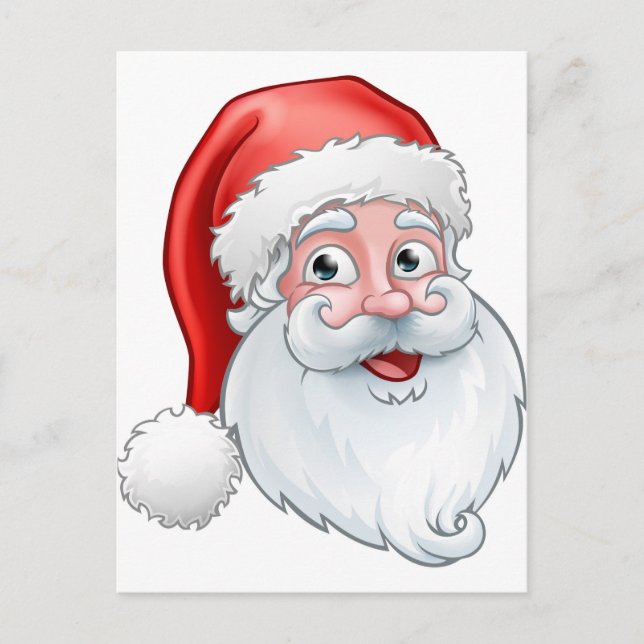 Postal Festiva Navidades Santa Claus Personalizado (Anverso)