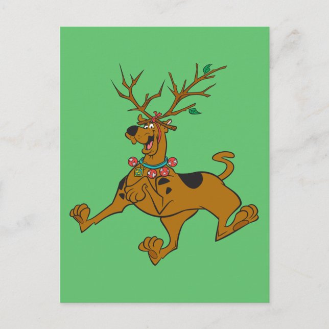 Postal Festiva Navidades Scooby-Doo (Anverso)