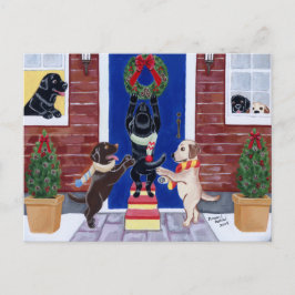 Postal Festiva Navidades se burlan de los labradores