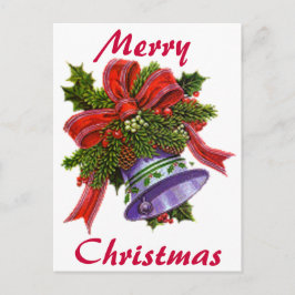 Postal Festiva Navidades Silver Bell