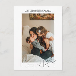 Postal Festiva Navidades simples y elegantes