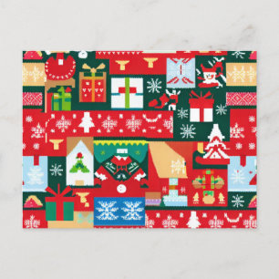 Postal Festiva Navidades Suéter Feo 1