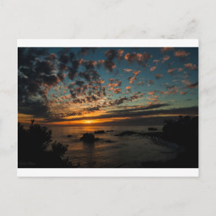 Postal Festiva Navidades Sunset