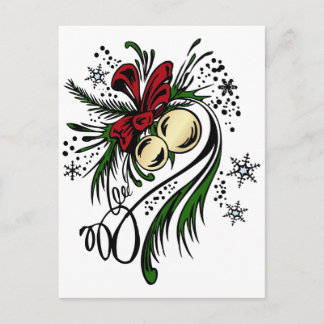 Postal Festiva Navidades Tattoo