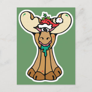 Postal Festiva navidades tontos se mueven