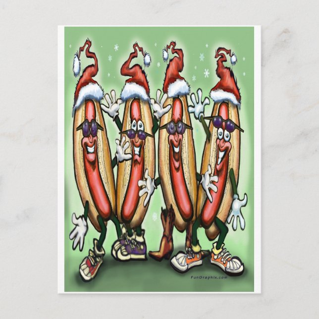 Postal Festiva Navidades Weiner (Anverso)