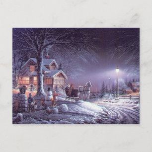 Postal Festiva Navidades Winter Magic