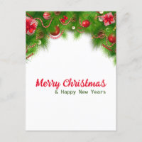 Navidades Wreath y Bombillas rojas, y presentes