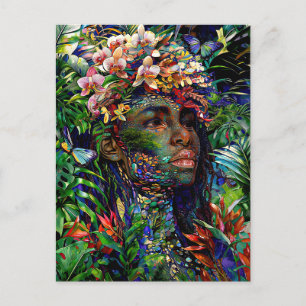 Postal Festiva “Nayari” - Espejismo de la selva - Mujeres en Amaz