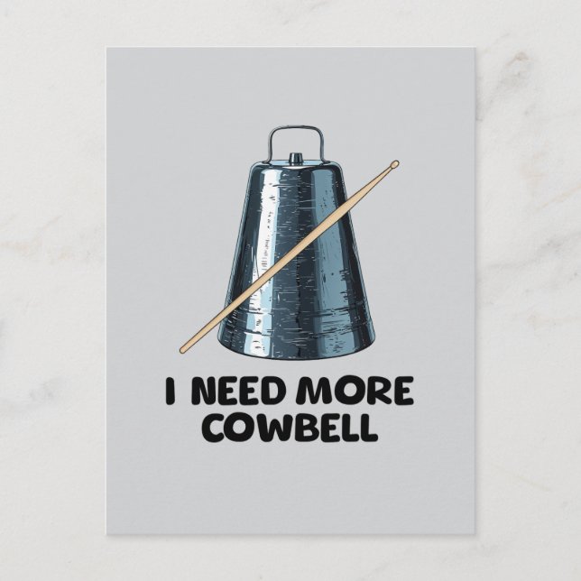 Postal Festiva Need More Cowbell (Anverso)
