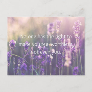 Postal Festiva Ni siquiera la impresión de miniarte motivacional