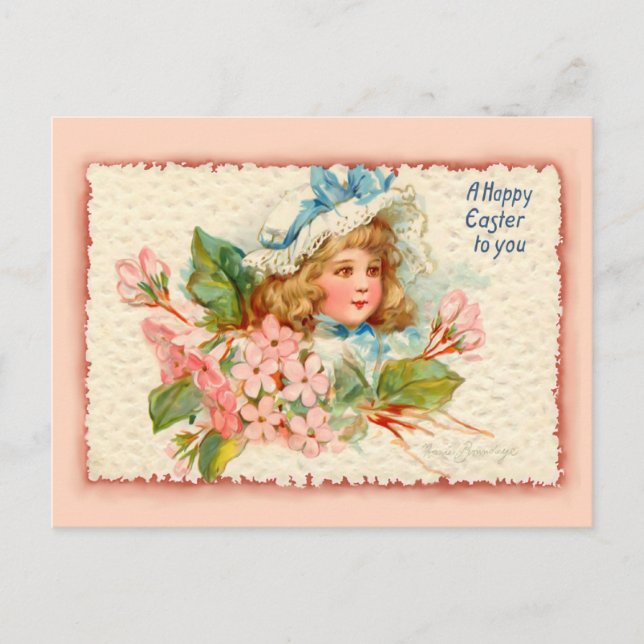 Postal Festiva Niño de Pascua (Anverso)