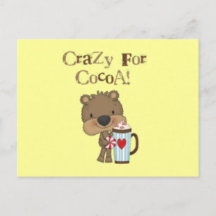 Postal Festiva Niño Oso Loco Por Fiesta De Cacao