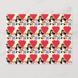 Postal Festiva Niños divertidos personalizado Valentines