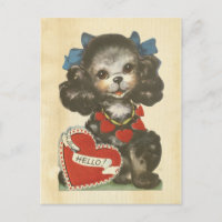 Niños manchados animal retro lindo del perro del