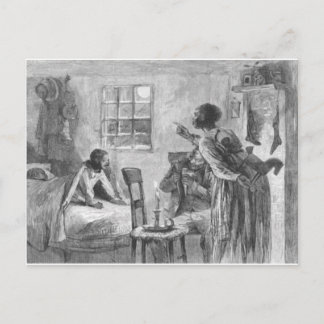 Postal Festiva Niños muy despiertos en la víspera de los Navidade