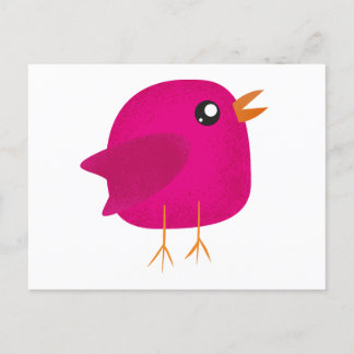 Postal Festiva Niños pajarito lindo
