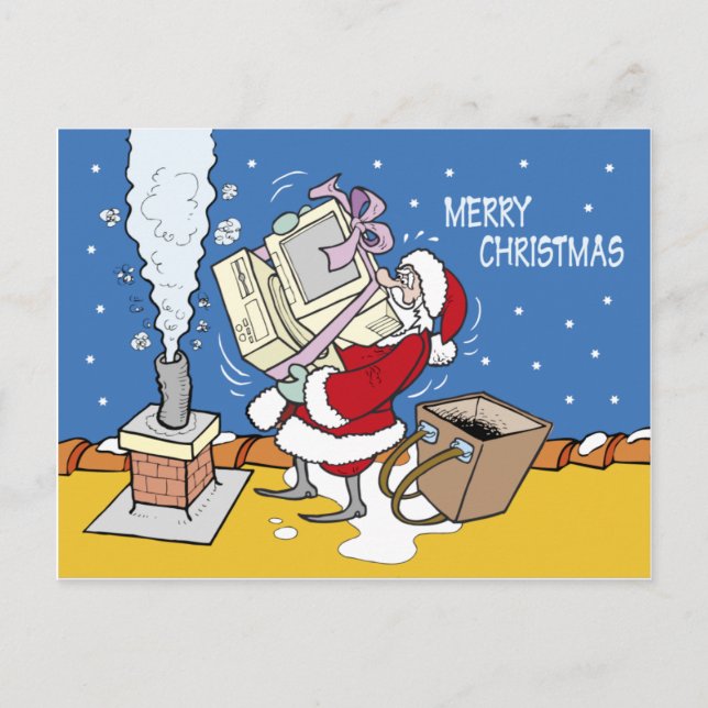 Postal Festiva No. 05 de Papá Noel (Anverso)