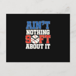 Postal Festiva No está nada béisbol suave