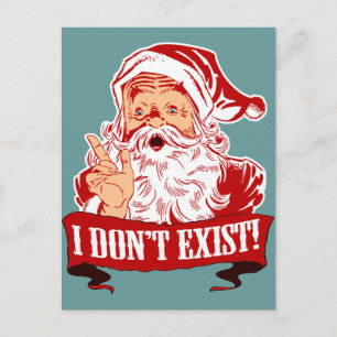 Postal Festiva No existo, Santa Claus