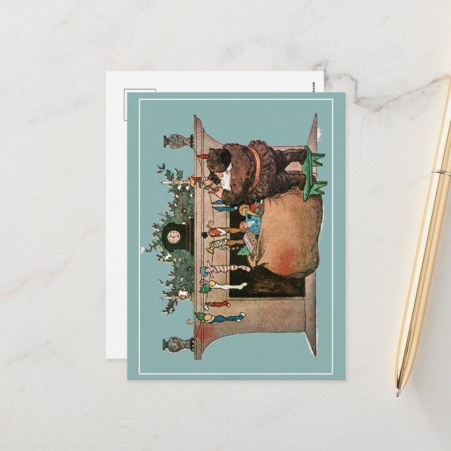 Postal Festiva No habló una palabra (Anverso/Reverso In Situ)