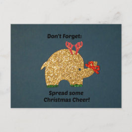 Postal Festiva No olvide: ¡Separe una cierta alegría del navidad!