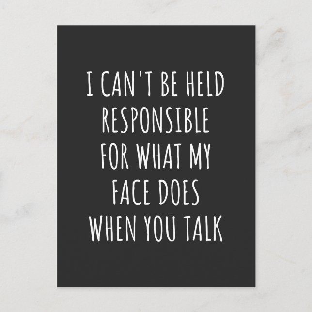 Postal Festiva no se me puede responsabilizar de lo que hace mi c (Anverso)