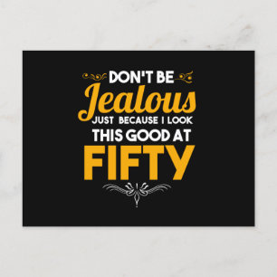 Postal Festiva No seas celosa Me veo bien con el 550