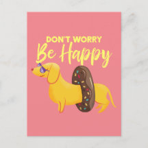 No te preocupes por ser feliz Ilustracion de citas
