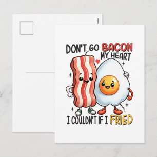 Postal Festiva No te vayas tocino mi corazón