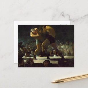 Postal Festiva Noche club de George Bellows