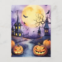 Noche de Halloween en el cementerio de la Luna de