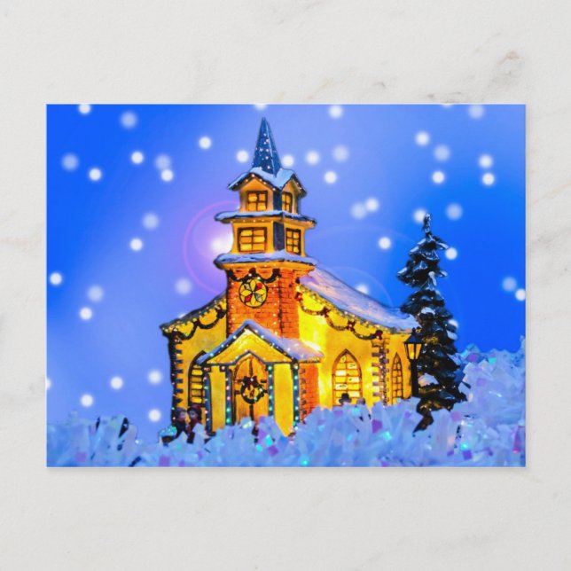 Postal Festiva Noche de los navidades (Anverso)