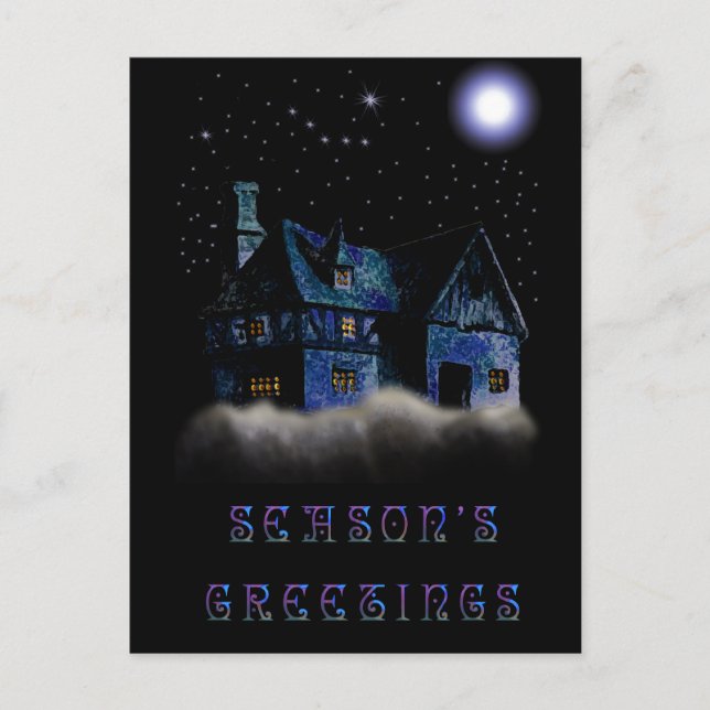 Postal Festiva Noche silenciosa (Anverso)