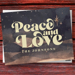 Postal Festiva Noche Starry Winter Sky Moda elegante moderna