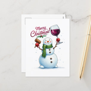Postal Festiva Nochebuena del invierno