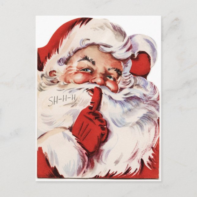 Postal Festiva Nochebuena vintage (Anverso)