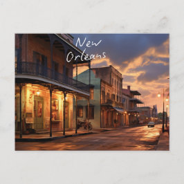 Postal Festiva "Noches de invierno en Nueva Orleans"