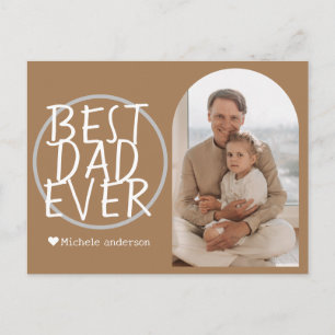 Postal Festiva Nombre de la foto del Día de los Padres de la Fami