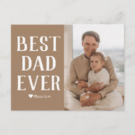 Postal Festiva Nombre de la foto del Día de los Padres de la Fami