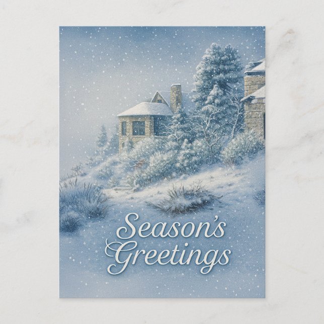 Postal Festiva North Rim Lodge Nostalgic Winter Sceneration (Anverso)